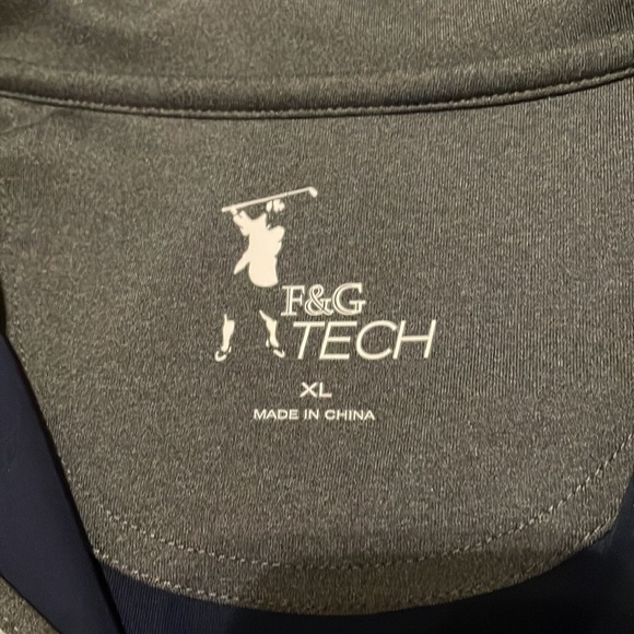 F&G Tech Quarter Zip Golf long-sleeve - Picture 2 of 4